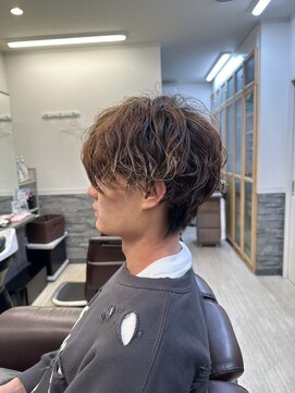 ヘアーサロンナカガワ(HAIR SALON nakagawa) メンズカット+スパイラルパーマ