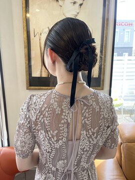 コレットヘア(Colette hair) ツイストシニヨンarrange .*。