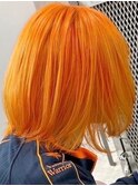 layer×orange [新宿駅/切りっぱなしボブ/エアリーロング]
