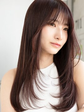 ホロン 池袋(HOLON) 池袋HOLON【レイヤーカット暗めカラー/大人ロング /顔まわり】