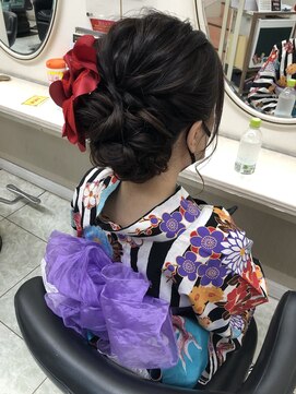 ビューティサロン東京堂 浴衣セット着付け