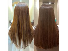 サヴォイ ヘア ドレッシング(SAVOY HAIR DRESSING)の雰囲気（髪質改善トリートメントカラーでツヤツヤ）