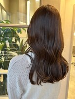 ポジ(poji)&nbsp;韓国風　前髪カット　艶髪　くびれ巻き　サイドバング