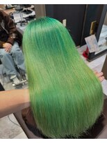 リオリス ヘア サロン(Rioris hair salon)&nbsp;高彩度グリーン