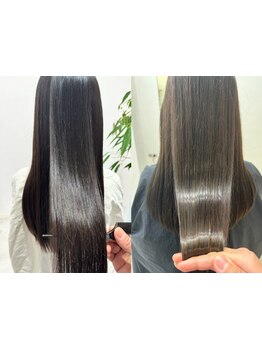 【淡路駅】髪質改善トリートメントの商材を使用◎しっかりクセを伸ばされたい方におすすめの美髪矯正＊