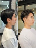メンズパーマbefore&after◎三軒茶屋 RYUKI メンズカット