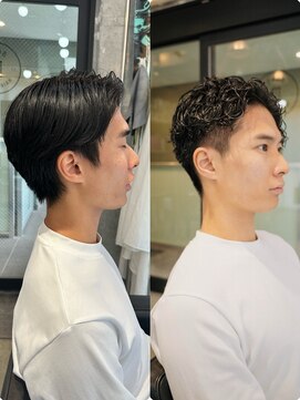 ボンド 三軒茶屋(Bond) メンズパーマbefore&after◎三軒茶屋 RYUKI メンズカット
