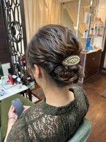 チップタップ 京成小岩店(tip top) シニヨンアレンジ