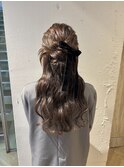 ゆるっとカチモリハーフアップ.
