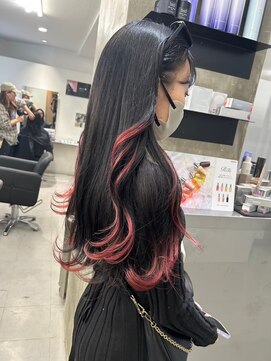 キング 枚方店(K!ng) 縮毛矯正髪質改善ハイライトレイヤーカット枚方美容室エクステ