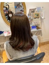 サロンドヴィーナス(salondeVenus) インナーカラーピンクベージュ