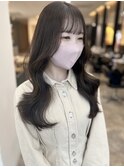 韓国レイヤー/くびれ巻きヘア