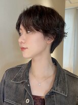 波瑠さん風ショートパーマ