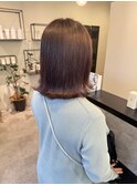 ホワイトピンクベージュケアブリーチハイトーンカラー大人可愛い