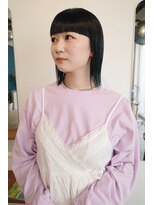 ヨー(Yoh-)&nbsp;【デザインボブ/ササキケイスケ】切りっぱなし/インナーカラー