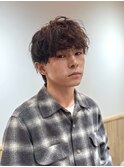 グランジパーマスパイラルパーマ波巻きスパイラルパーマ