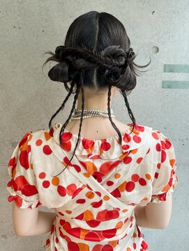 キャロルガーデンズ ボコカ 表参道(Carroll Gardens bococa) 【kacho】ヘアアレンジ　ヘアセット