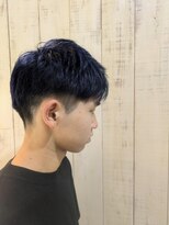 エスポワール 北習志野店(ESPOIR) アップバング×ブルーアッシュ