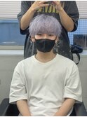 MEN’S HAIR/ブルーブラック/フェザーパーマ/渋谷