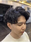 柔らかく動くナチュラルパーマ