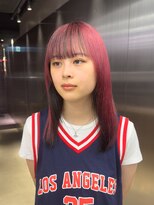 エン 栄店(enne)&nbsp;ワインレッド×ブラック　裾カラー