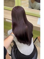 イオエ 西梅田(ioe)&nbsp;ブリーチなしカラー／髪質改善/ミルクティーベージュ/小顔へア