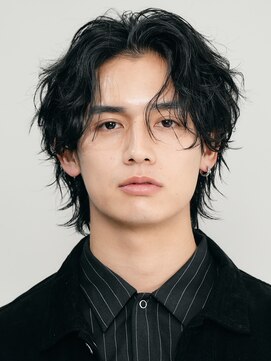 レタッチバイフィフス(RETOUCH by fifth) 原宿ルーズパーマセンターパートスパイラルパーマ大人色気ヘア