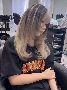 ジィルム(XELM) 韓国レイヤーカット/ブリーチ/レイヤーカット/ハッシュカット