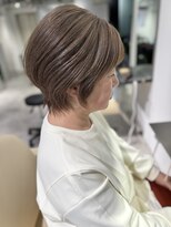 レヴリー(reverie) 白髪ぼかしショートボブ髪質改善ヘッドスパ40代50代