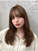 韓国顔周り/ハイレイヤーカット/ワンホンレイヤー/立川