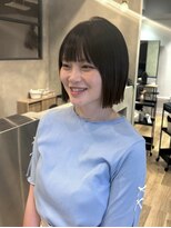 ルーク バイ ヘアーポケット(Luke by hair pocket)&nbsp;切りっぱなしボブとアッシュベージュ