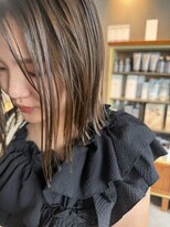 ヌル ヘア デザイン(nullus hair desigh)&nbsp;【nullus】BOB.LIKE THIS.No2×ハイトーンベージュ