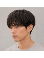 メンズチャチャブランアミー(MEN's chachaBlanc Amie)&nbsp;ダークブラウン×軽やかメンズマッシュ