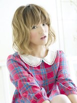 ロンド ルージュ 銀座店(Lond rouge)&nbsp;【Rouge】甲斐紀行　海外セレブ風＋カジュアルのハイトーンボブ