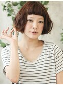 無邪気な甘さを与えるマッシュボブ★ミックスパーマ 　巣鴨店