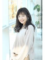 ミスエッセンス(MISS ESSENCE) ロングを楽しむ艶髪シースルーバング/ミスエッセンス竹下