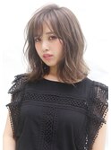 切りっぱなしセミディ