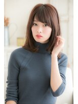 ロダット 横浜(LODAT by little) 顔周りにランダム揺れるスウィートロブ【LODAT横浜】