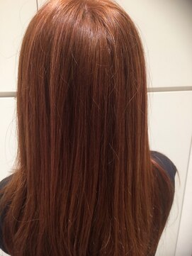 フィゼル 福島店(fizelle) 3Dカラー  ツヤ感オレンジ