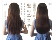 *新ブランドトリートメントの概念を超えた至極の『美髪ヘアエステ』理想の髪へと導く[銀座/銀座駅/東銀座]