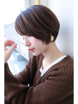 オーシャン(Ocean) [OCEAN Hair&Life藤原純] お手入れ簡単丸みショート☆