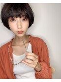 前髪/アンブレラカラー/こなれミディ/イメチェン/ウェーブパーマ