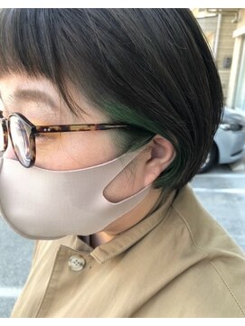 グラスペディア(graspedia) イヤリングカラーくすみグリーンｍ