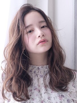 アヴァンスクロス あべのルシアス店(AVANCE.CROSS) ふんわりロング×ラフニュアンスカール×グレージュ