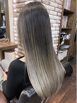 クレドガーデン 浦和店(CRED GARDEN) 外国人風バレイヤージュ/グラデーションカラー/縮毛矯正/浦和