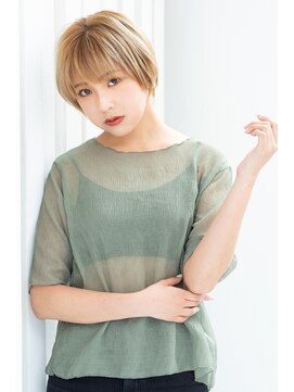 トティア 梅田(Totia) 【Totia梅田】ナチュラルショート×シルキーベージュ