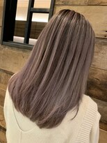 リード バイ ラグーン(LEAD by LAGOON)&nbsp;バレイヤージュグレージュハイライトダブルカラーケアブリーチ