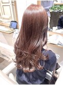 ブリーチ無しダブルカラーピンクブラウン♪