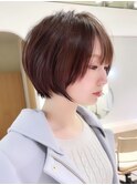 大人可愛いショートヘア