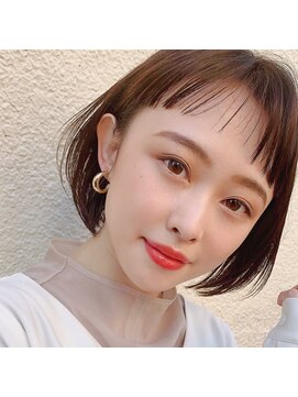 ジジ 代々木(Gigi) [代々木]ナチュラルピンクスイートAラインの甘辛ショートボブ